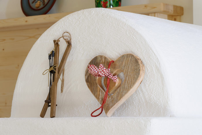 Herz - Dekoration - Ofen